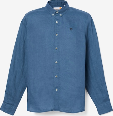 TIMBERLAND Regular fit Overhemd 'Mill Brook' in Blauw: voorkant