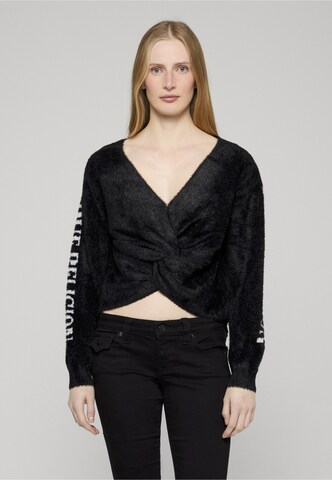 True Religion Sweatshirt in Black: front