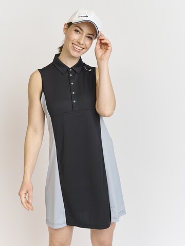 Backtee Dress in Black: front