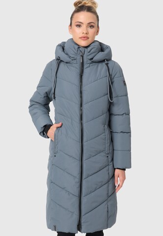 Manteau d’hiver 'Sahnekatzii XIV' NAVAHOO en bleu : devant