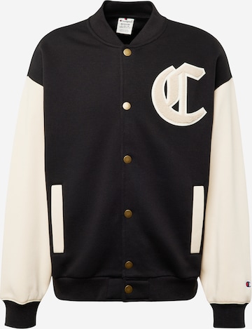 Champion Authentic Athletic Apparel Overgangsjakke i svart: forside