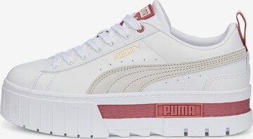 PUMA Platform trainers 'Mayze' in White: front