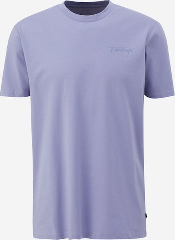 QS T-shirt i lila: framsida