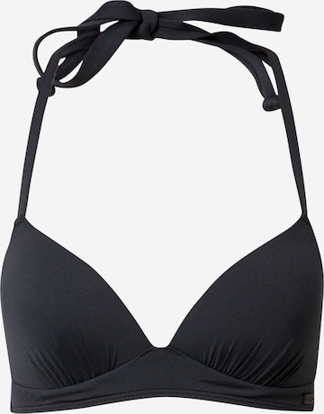 ROXY Bikini Top in Black: front