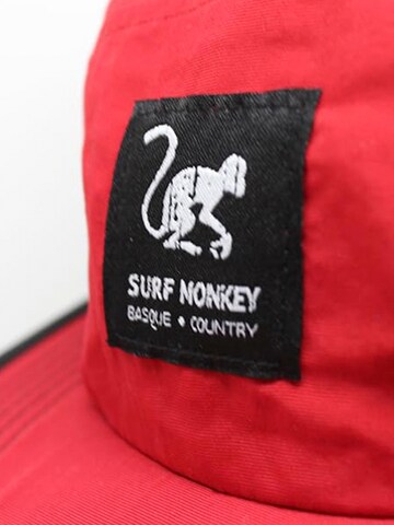 Surf Monkey - Gorra deportiva en rojo