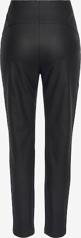 LASCANA Slim fit Pants in Black