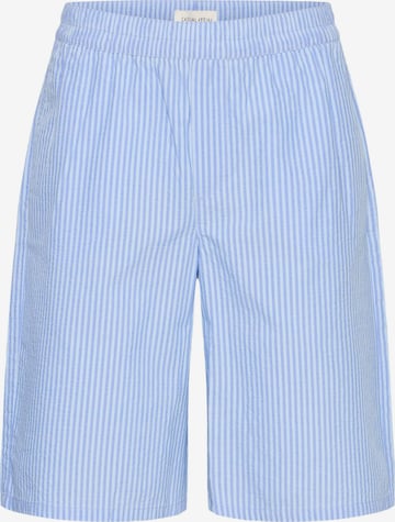 Pantalon chino ' CFJaevon Striped ' Casual Friday en bleu : devant