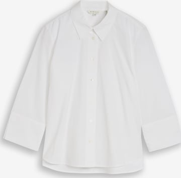 TOM TAILOR - Blusa en blanco: frente