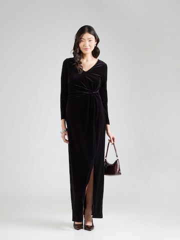 Robe de soirée Vera Mont en noir : devant