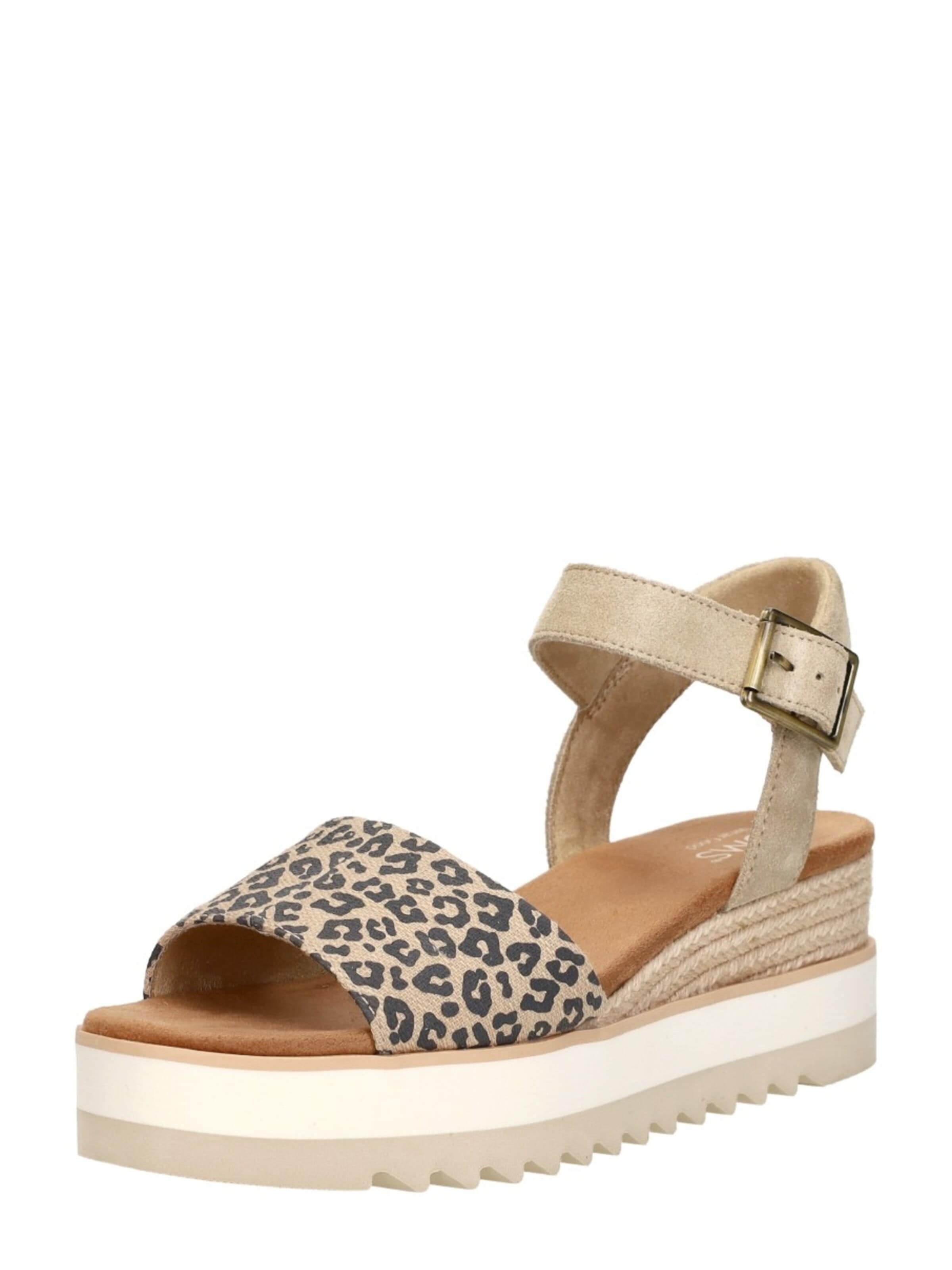 TOMS Sandale 'Diana'‌‌‌‌‌ in Beige: Vorderseite