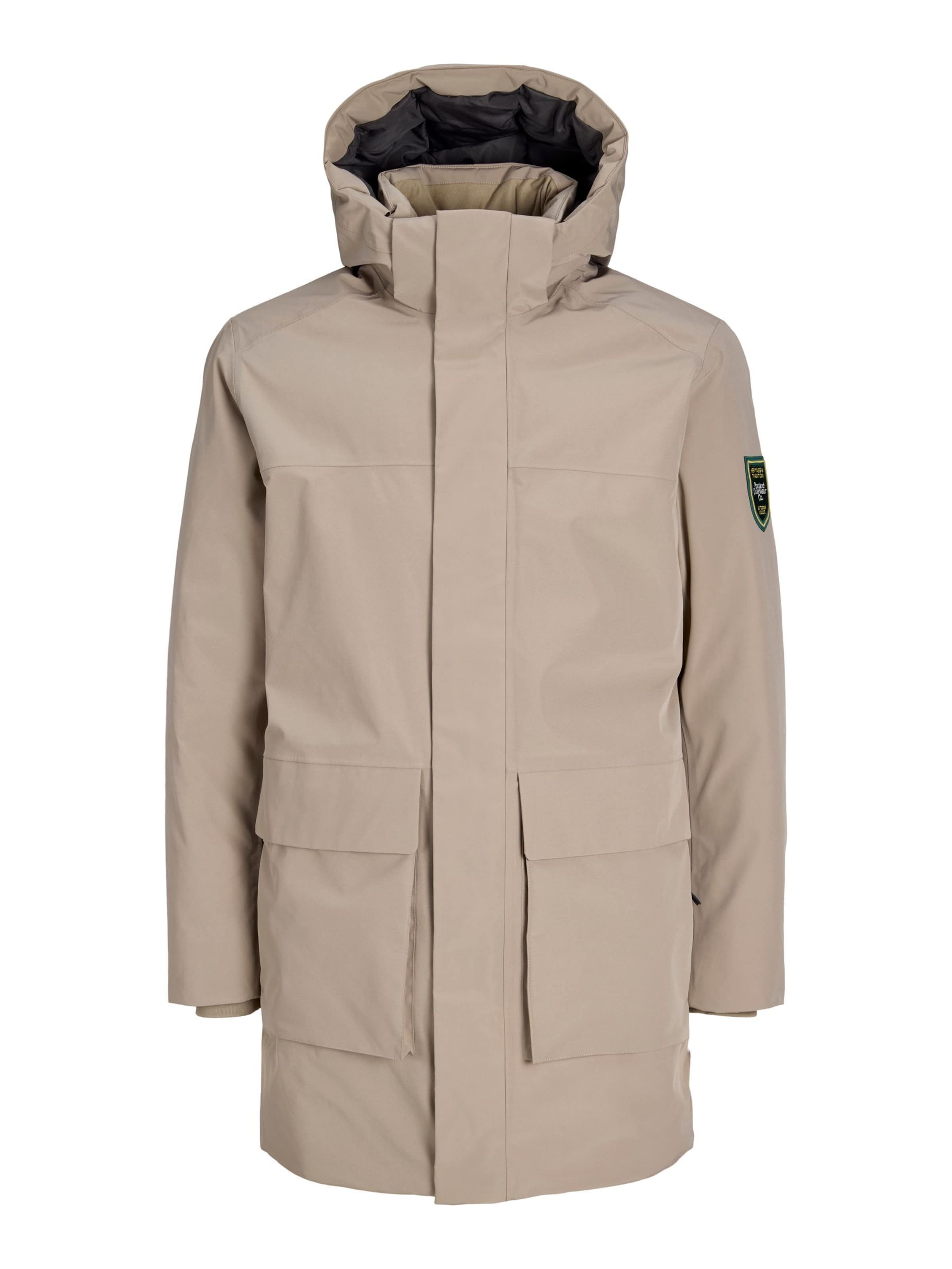 Portland Outerwear Company - Parca de entretiempo en marrón: frente