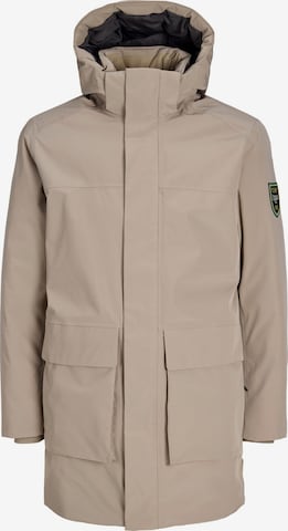 Parka mi-saison Portland Outerwear Company en marron : devant
