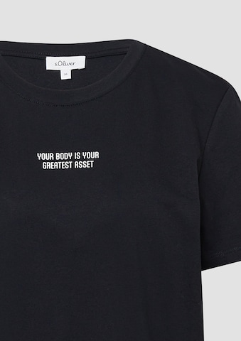 T-shirt s.Oliver en noir