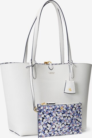 Shopper di Lauren Ralph Lauren in bianco: frontale