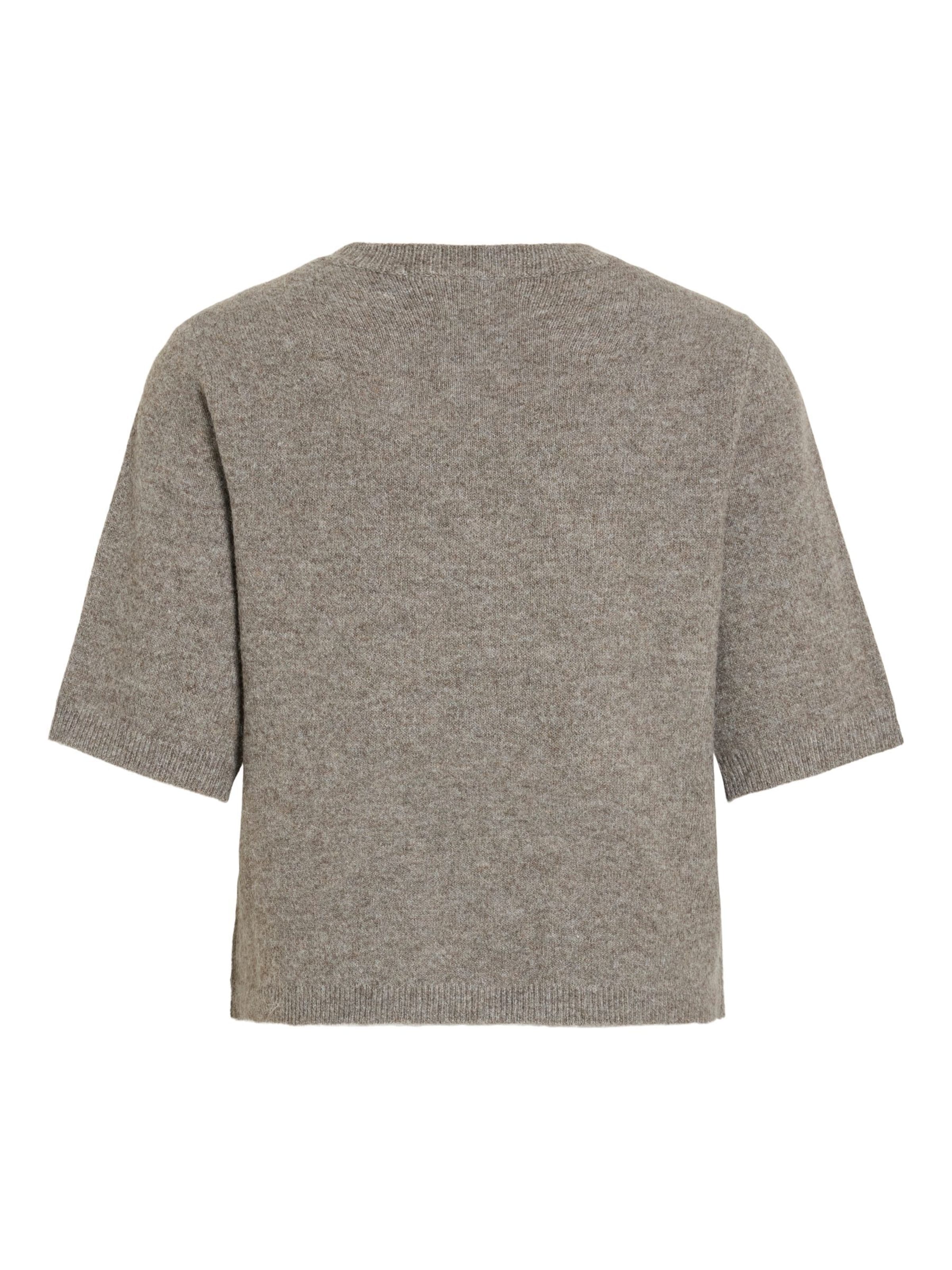 VILA Strickjacke 'VILiga' in Grau