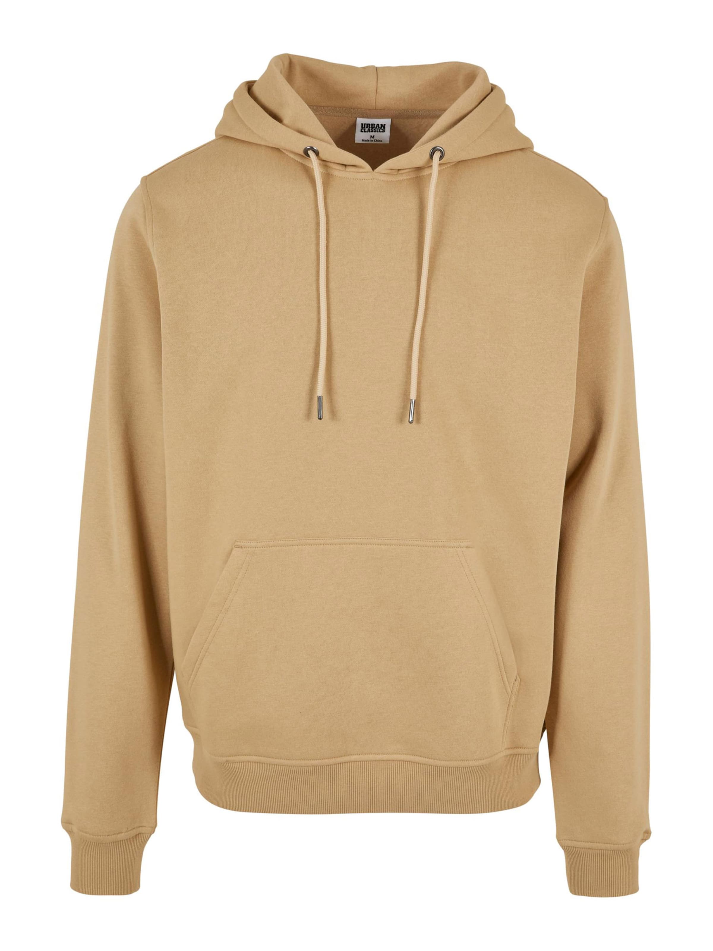 Sweat-shirt Urban Classics en beige : devant
