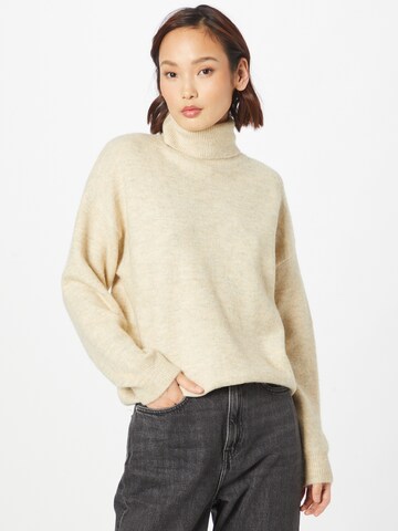 Pimkie Sweater 'WTOMATE' in Beige: front