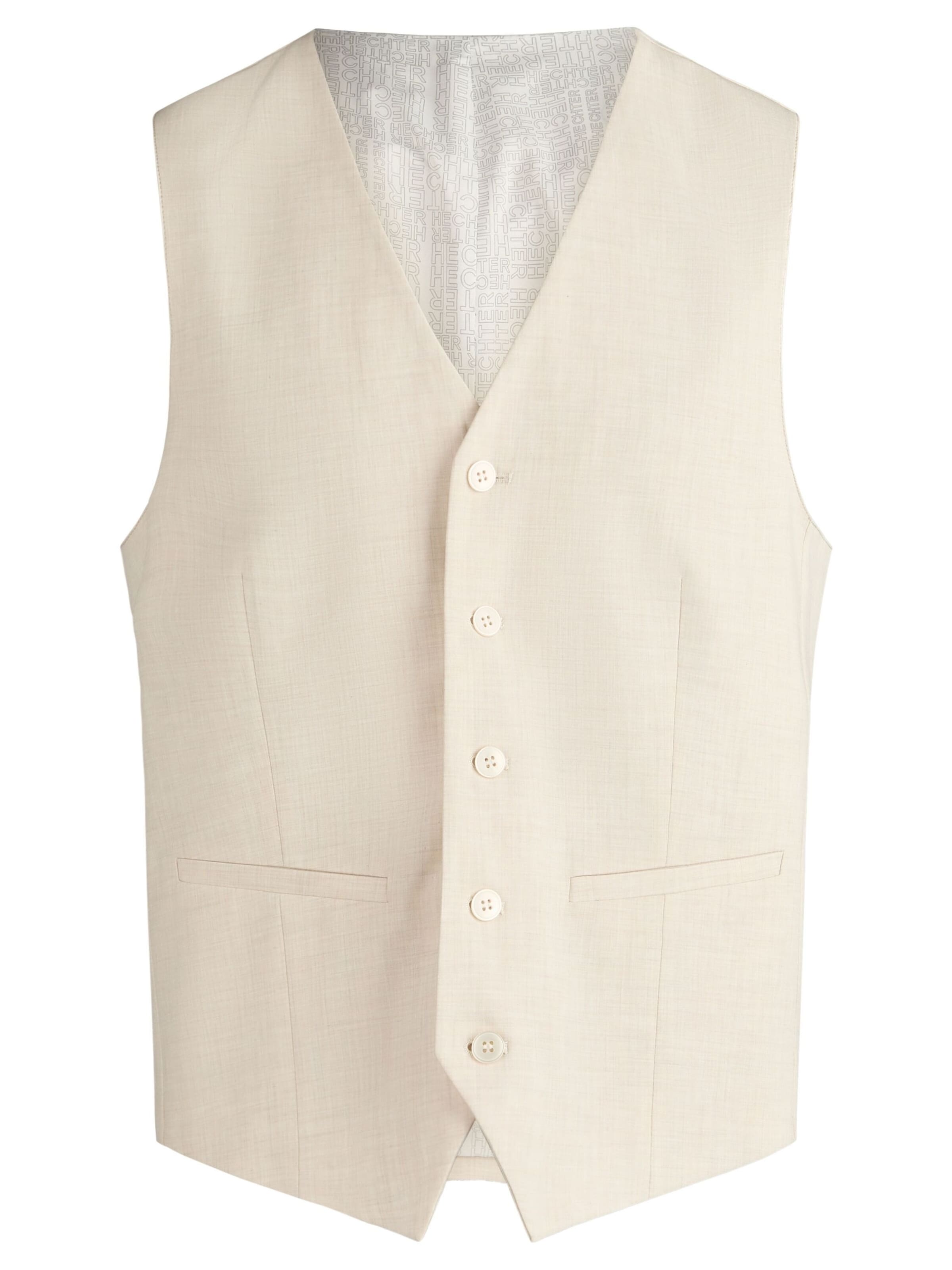 HECHTER PARIS Suit Vest in White, Item view