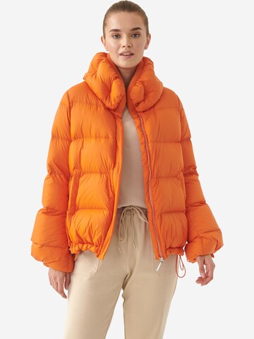 TATUUM Between-Season Jacket 'Bubo' in Orange: front