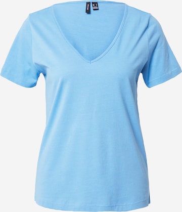 VERO MODA Shirt 'PAULA' in Blauw: voorkant