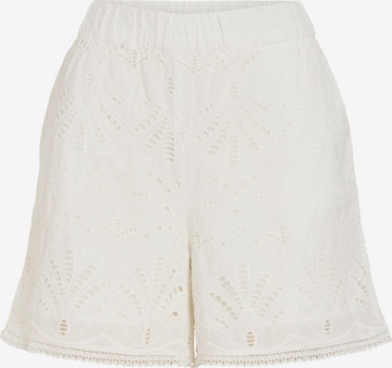 Regular Pantalon VILA en blanc : devant