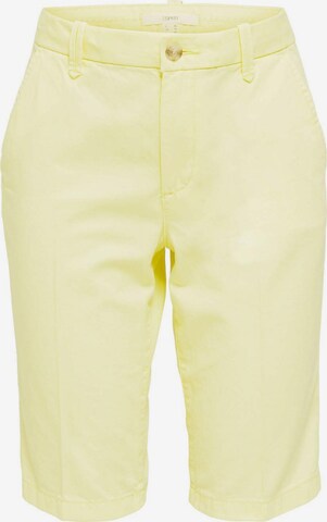 ESPRIT Regular Shorts in Gelb: predná strana