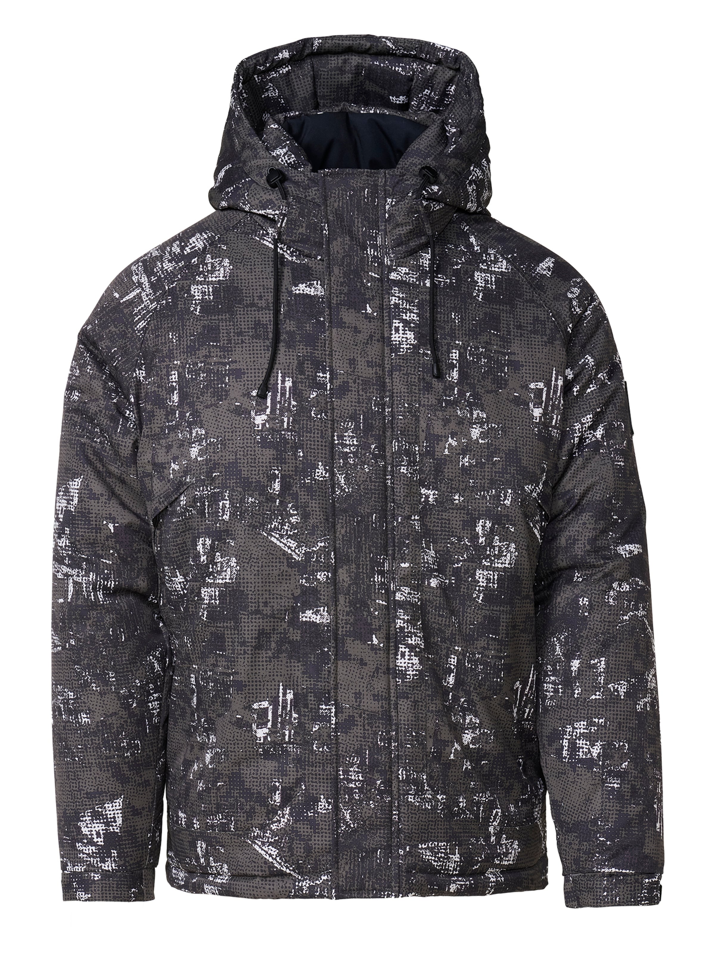 KOROSHI Зимняя куртка в Черный / Белый, Обзор товара