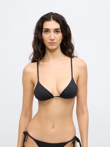 Calvin Klein Swimwear Trikotni nedrčki Bikini zgornji del | črna barva: sprednja stran