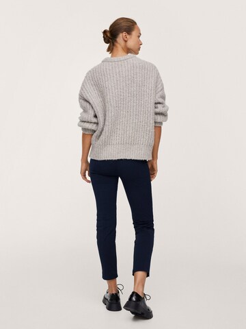 MANGO Skinny Byxa 'Paola' i blå