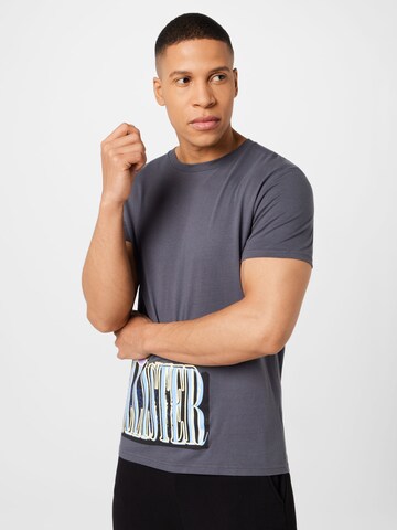 T-Shirt HOLLISTER en gris : devant