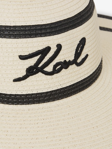 Karl Lagerfeld Hut in Weiß