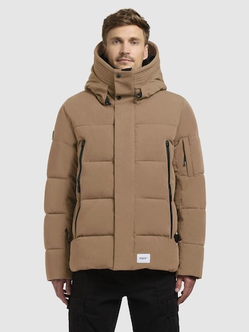 khujo Winter jacket ' TATO ' in Brown: front