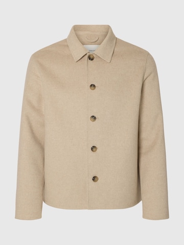 SELECTED Tussenjas in Grijs