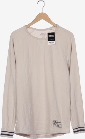 s.Oliver Sweatshirt & Zip-Up Hoodie in XL in White: front