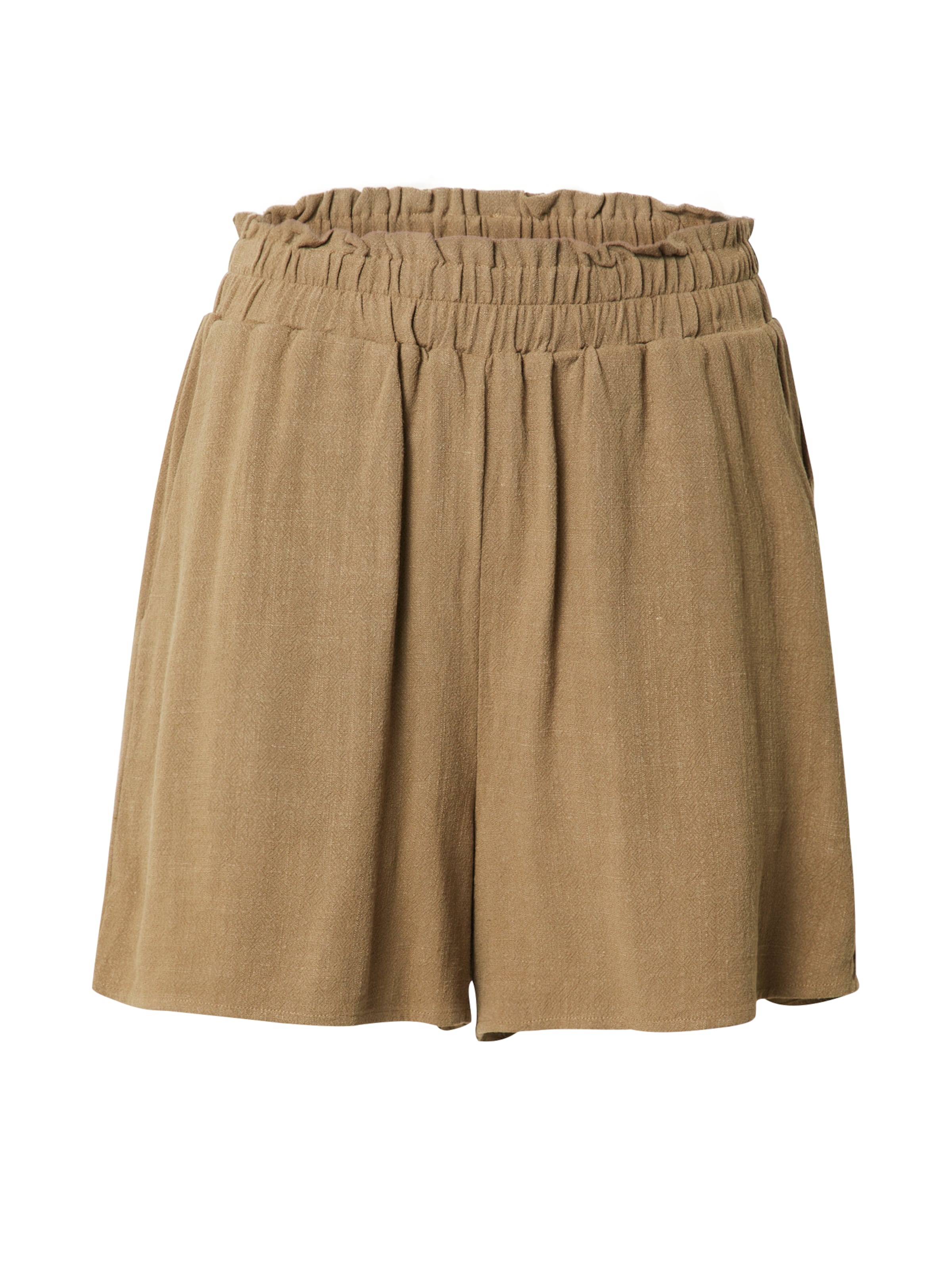 YAS Loose fit Pants 'Viggi' in Brown: front