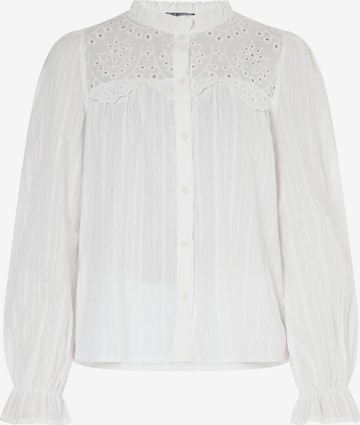 DreiMaster Vintage Blouse in Wit: voorkant