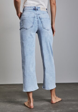 STREET ONE Loosefit Wide Leg Jeans in Blau