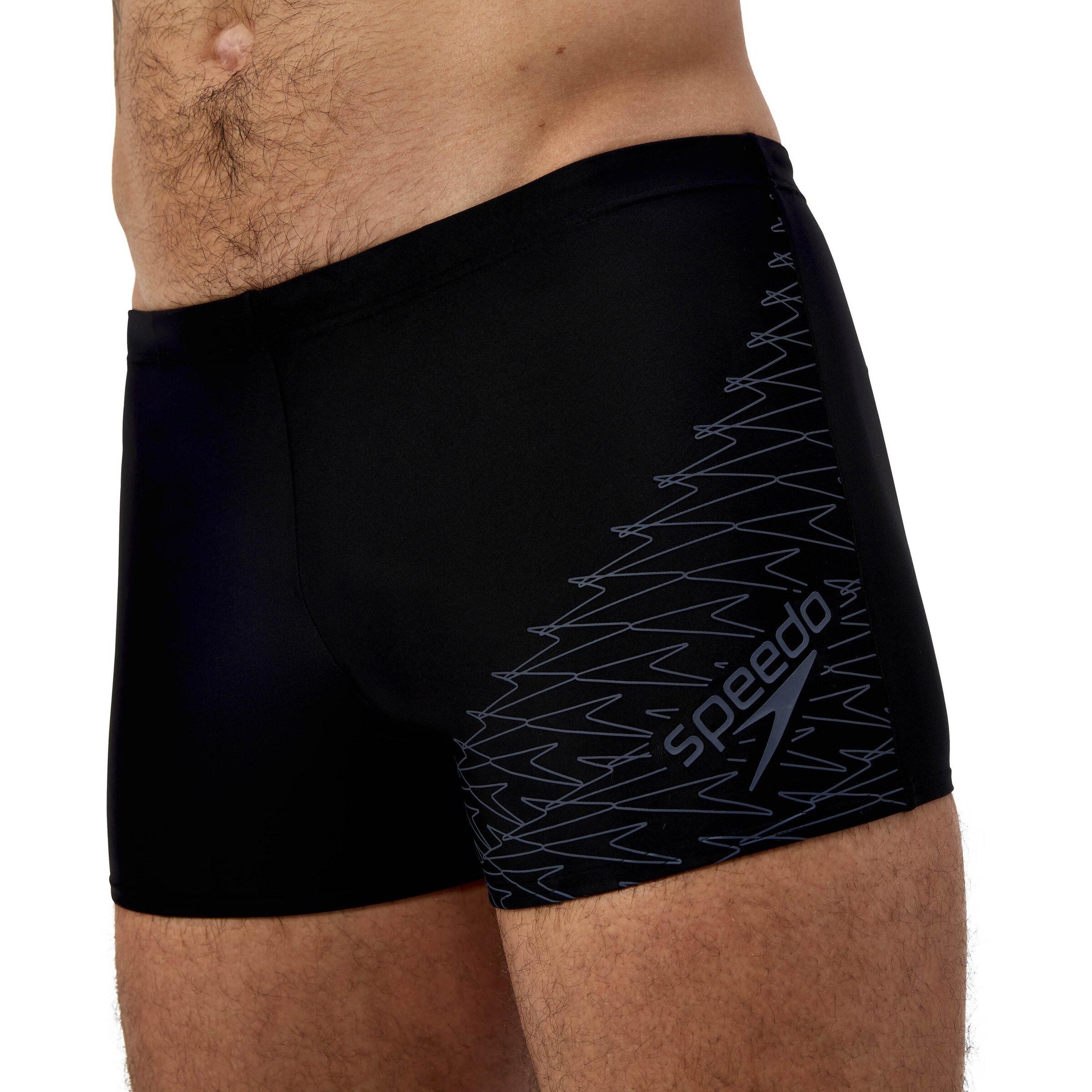 SPEEDO Athletic Swim Trunks 'Medley' in Black