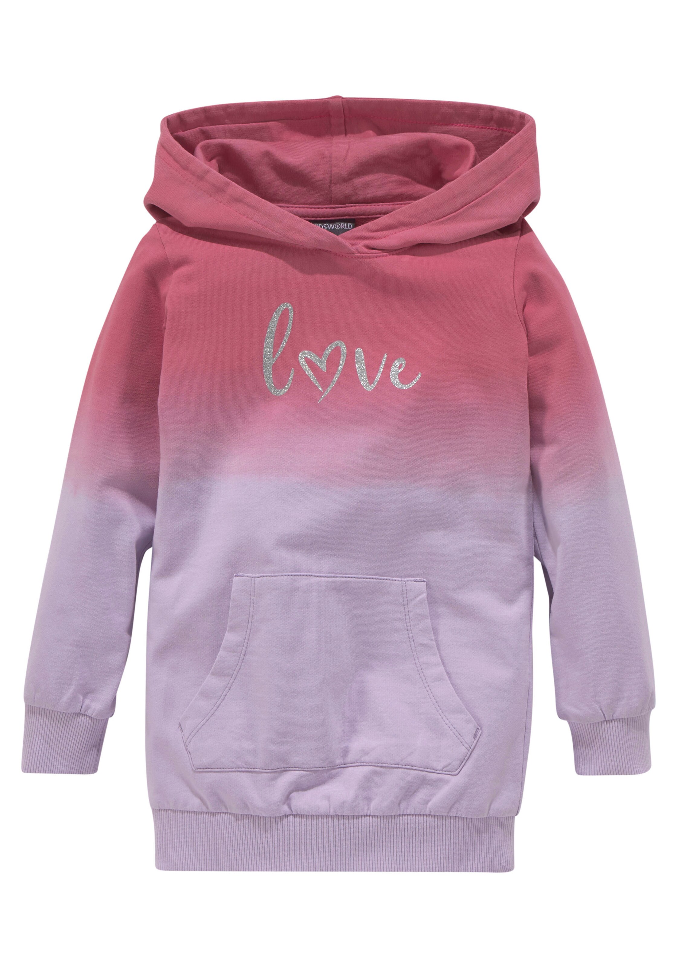 Kidsworld Sweatshirt in Lila: Vorderseite