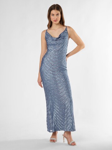 Lipsy Evening Dress in Blue: front