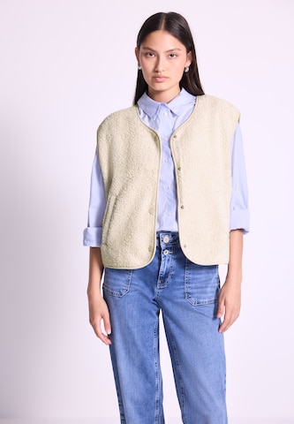 Street One Studio Vest in Beige: front