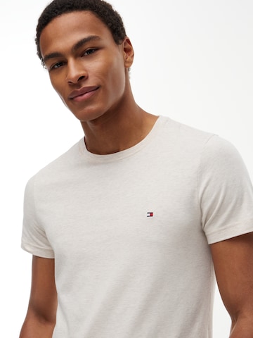 TOMMY HILFIGER Slim fit Póló - bézs
