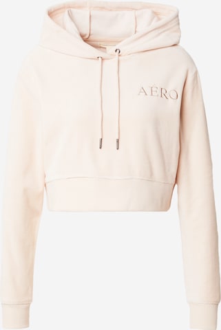 Sweat-shirt AÉROPOSTALE en beige : devant