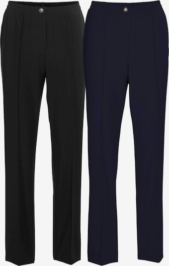 Goldner Pleated Pants in Dark blue / Grey, Item view