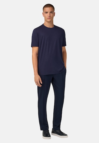 Boggi Milano Slimfit Broek 'Coulisse' in Blauw