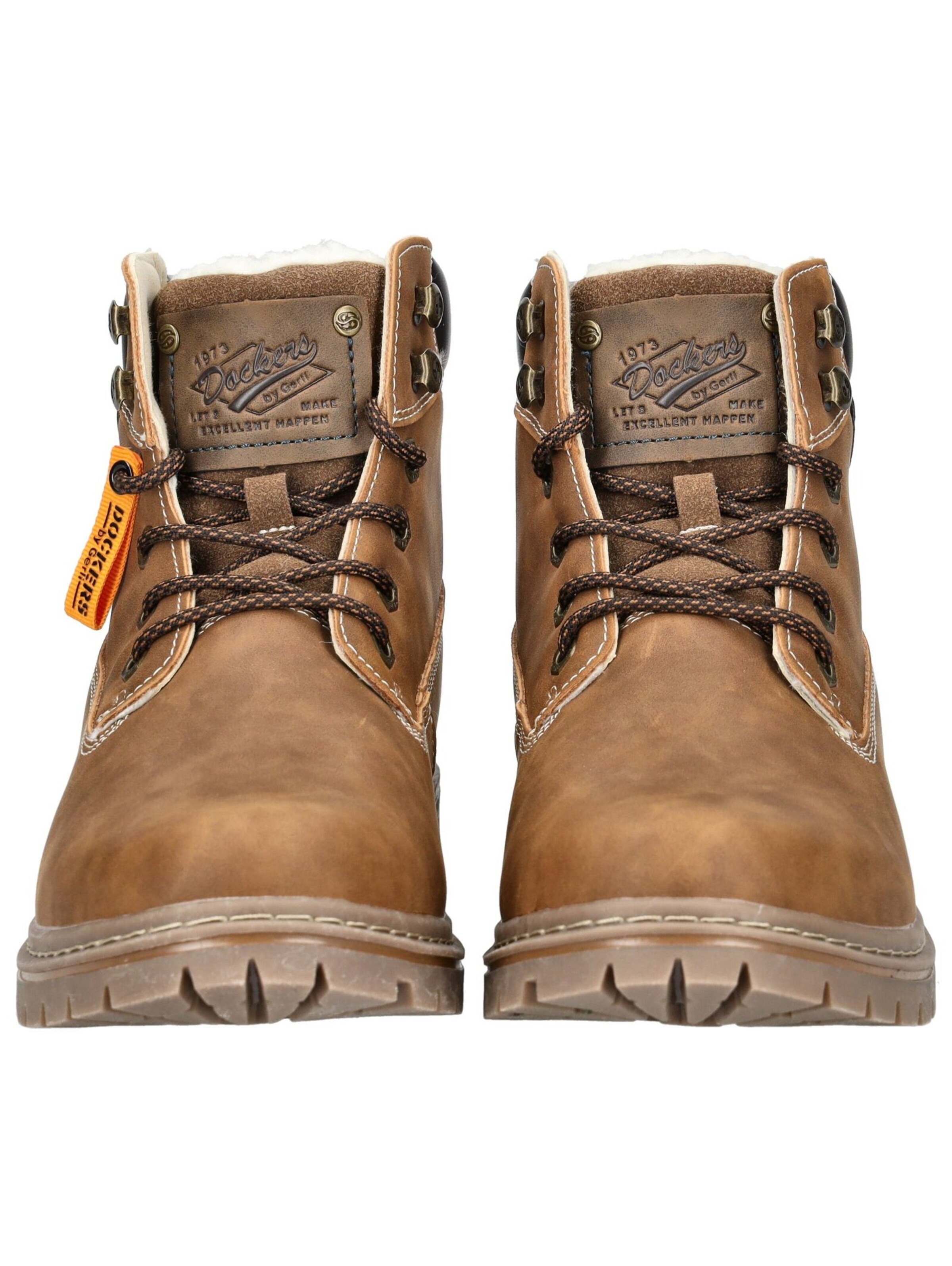 Bottines à lacets Dockers by Gerli en marron