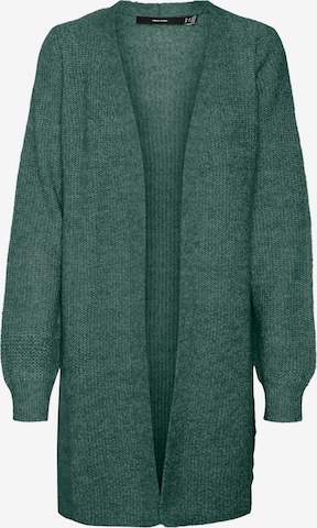 VERO MODA Gebreid vest 'MILI' in Groen: voorkant