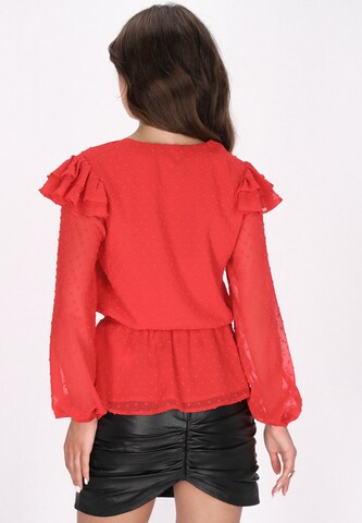 faina Bluse in Rot