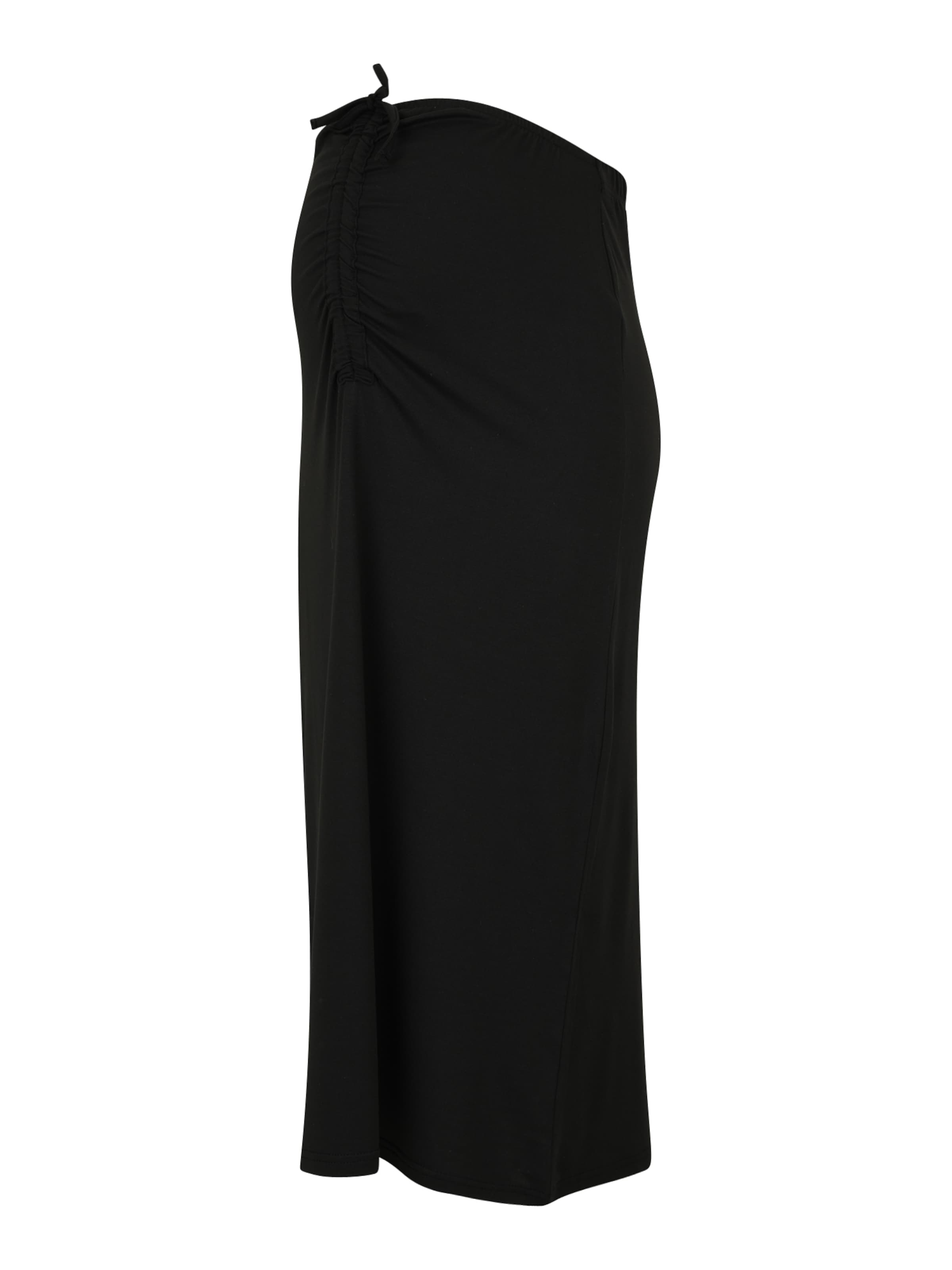 Gonna &#x27;MLNaia&#x27; di MAMALICIOUS in nero: frontale