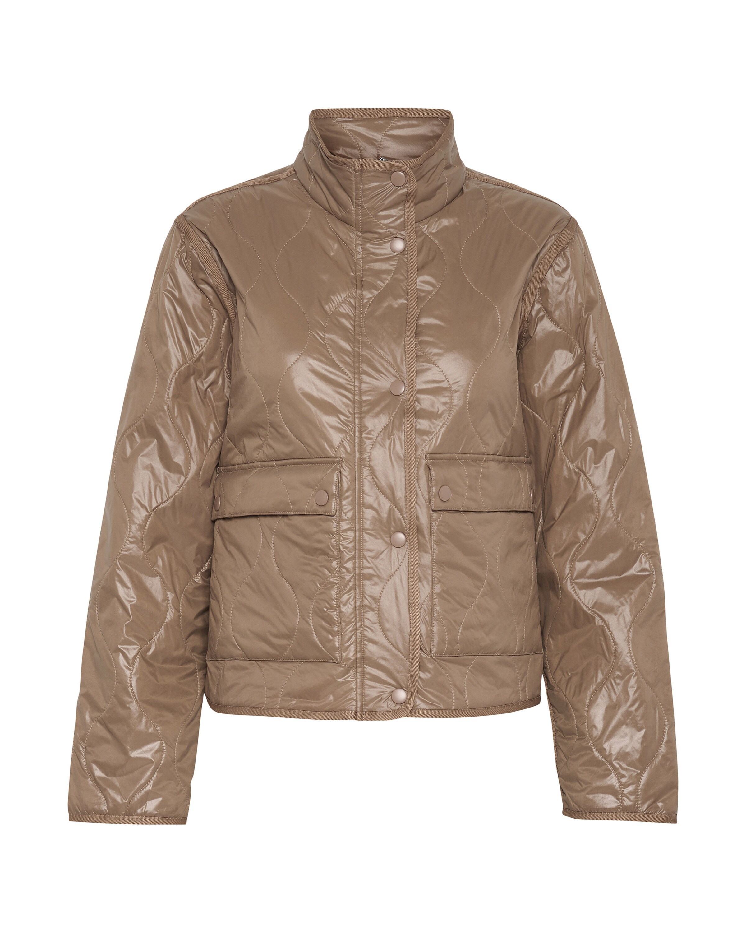 SAINT TROPEZ Overgangsjakke 'SZLline' i brun: forside